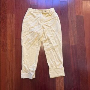 Women’s yellow capris